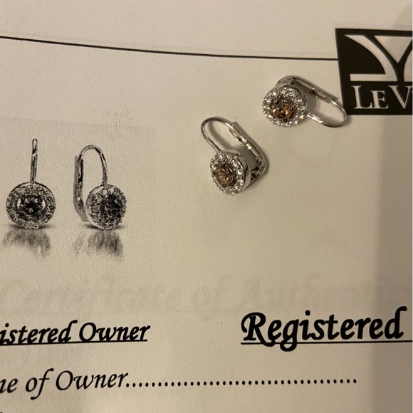 Le Vian® Earrings featuring Chocolate Diamonds & Nude Diamonds™ in Vanilla Gold® - Picture 4 of 10